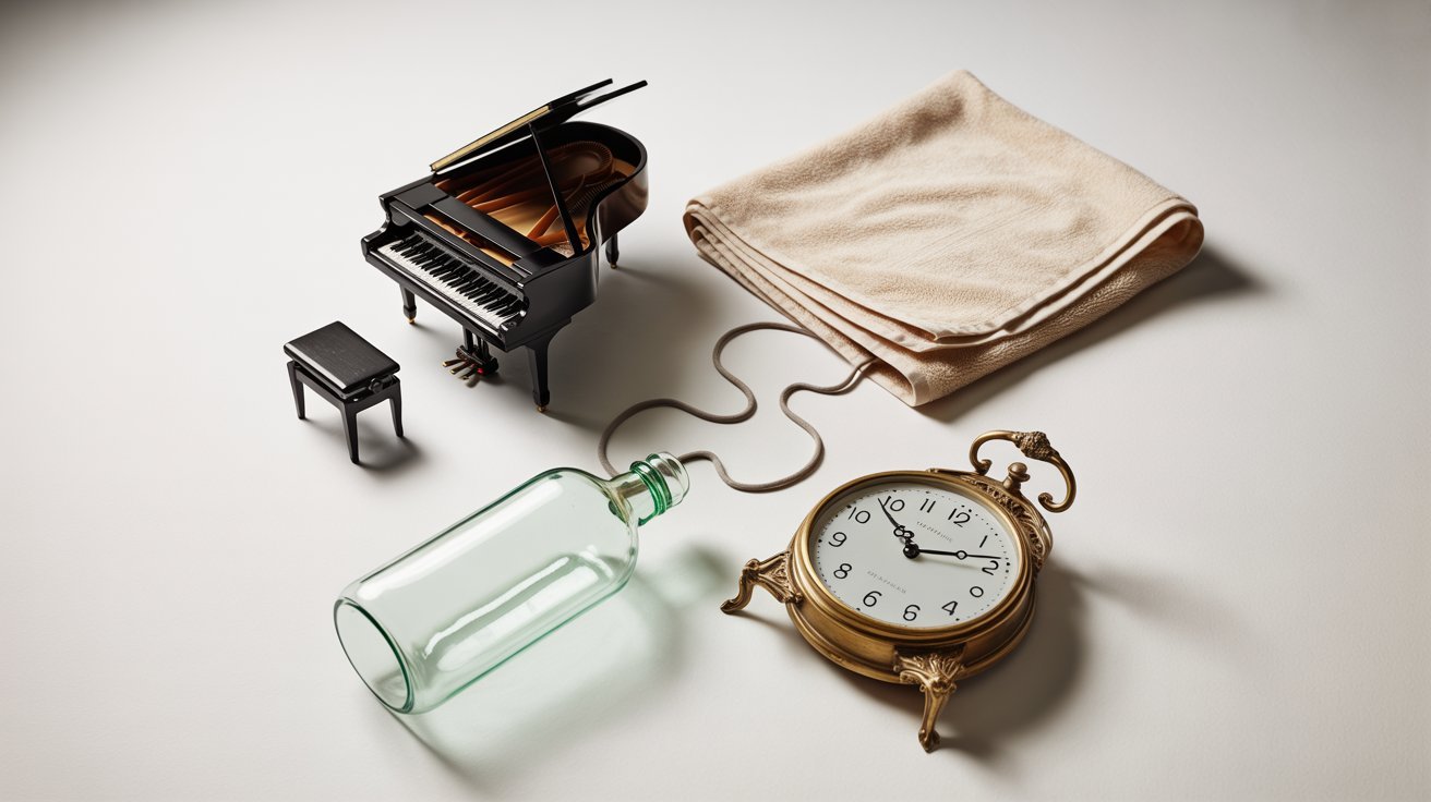 Objects commonly used as answers in classic wordplay riddles.