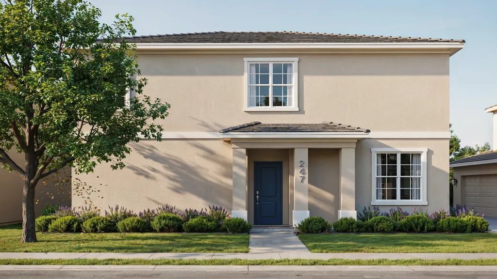 Stucco exterior wall designed to provide long-term protection against weather conditions.