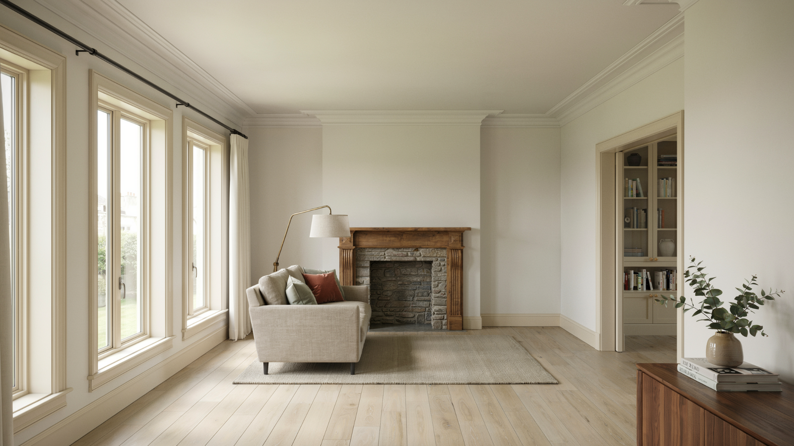 Beautiful home interior highlighting the visual and functional benefits of quality millwork.