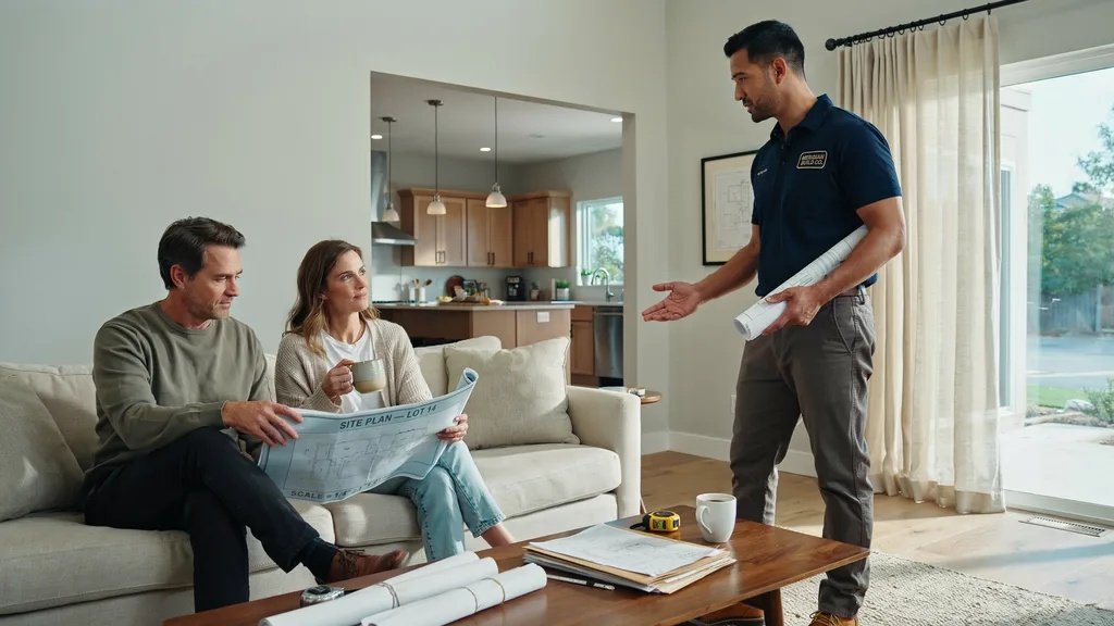 Choosing a builder for a custom home construction project.