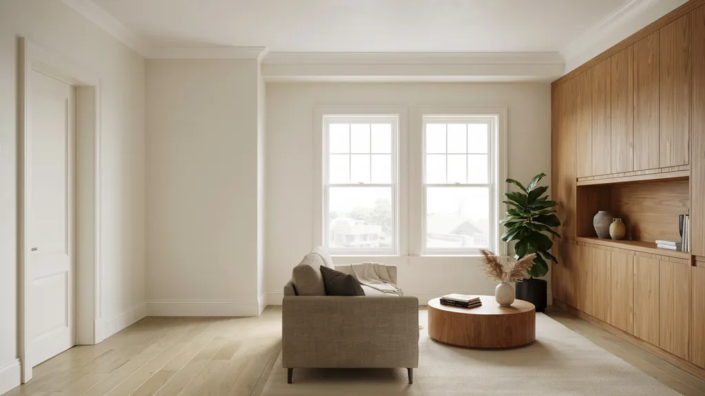 Interior showing the difference between decorative millwork and functional casework cabinetry.