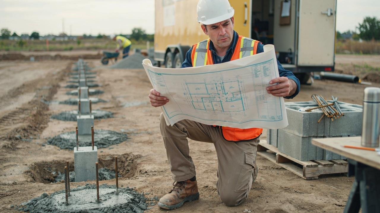 Planning and estimating costs for a pier and curtain wall foundation project.